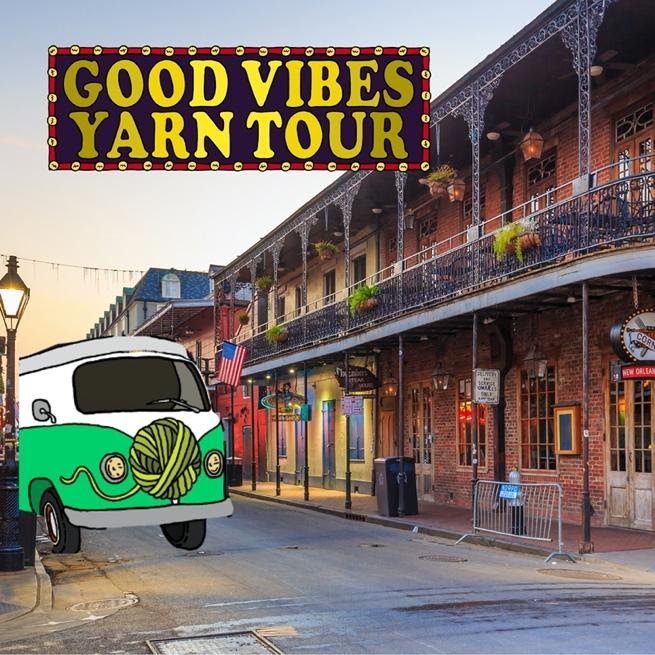 What is the Good Vibes Yarn Tour?